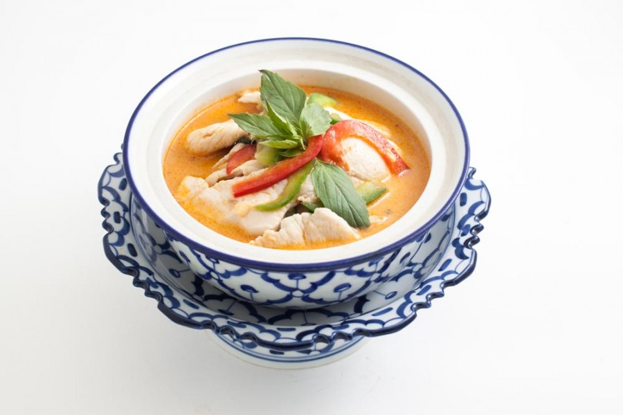 Soupe de boeuf Thaï au curry rouge
